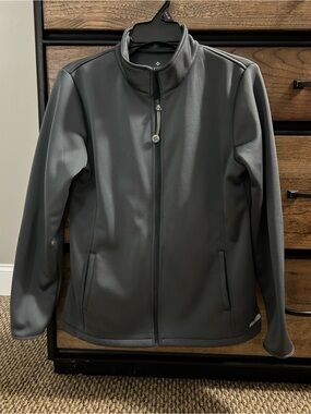 Women’s gray scrub jacket